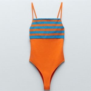 ZARA Crochet Bodysuit